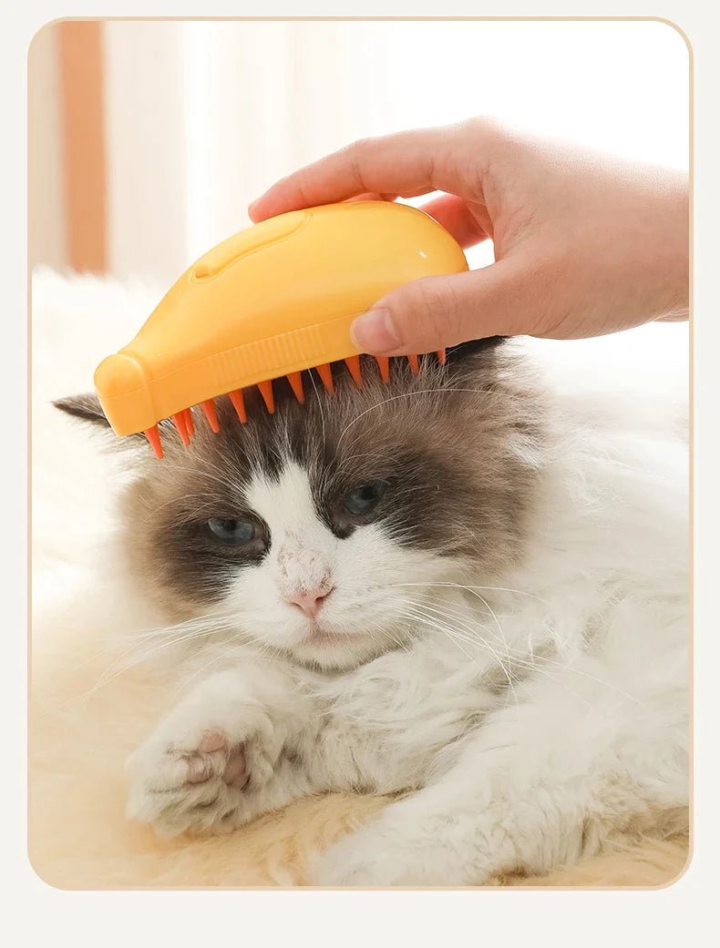 3-in-1 Steam Brush - Pets Paradise