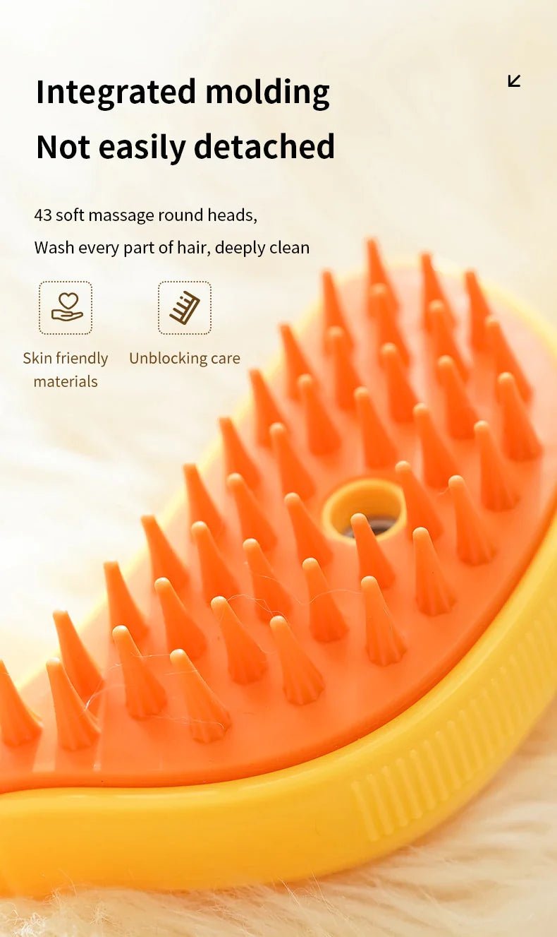 3-in-1 Steam Brush - Pets Paradise