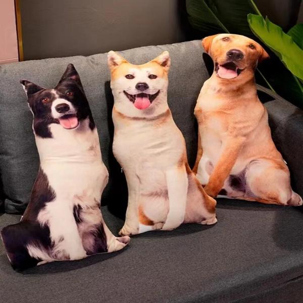 3D Dog Plush Pillow - Pets Paradise