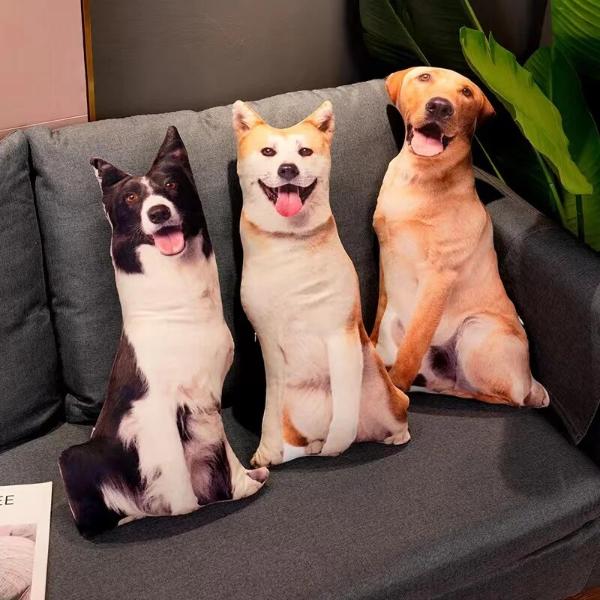 3D Dog Plush Pillow - Pets Paradise