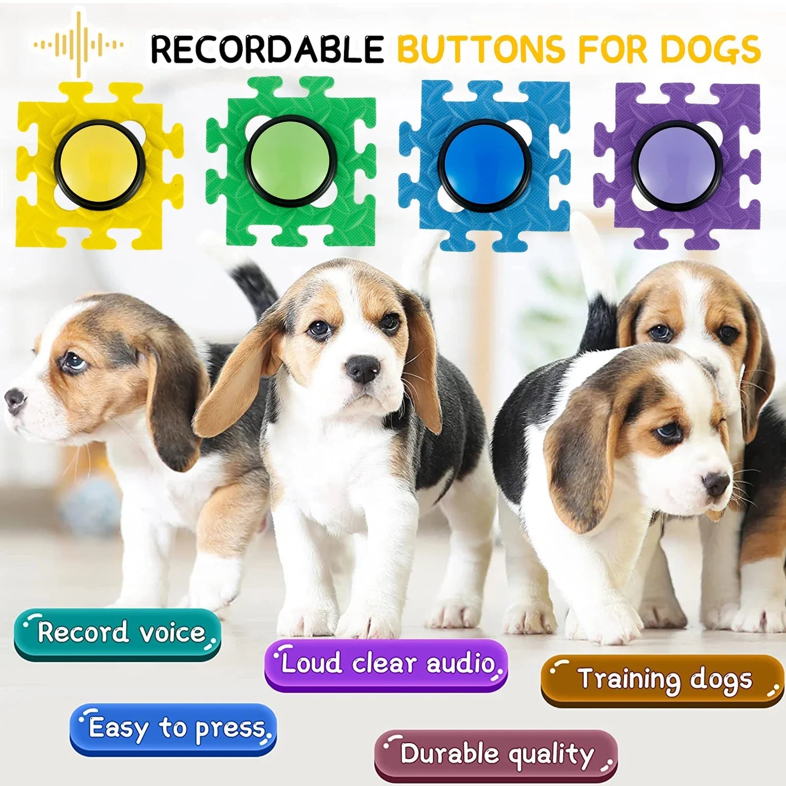 Training Talking Buttons for Dogs - Pets Paradise