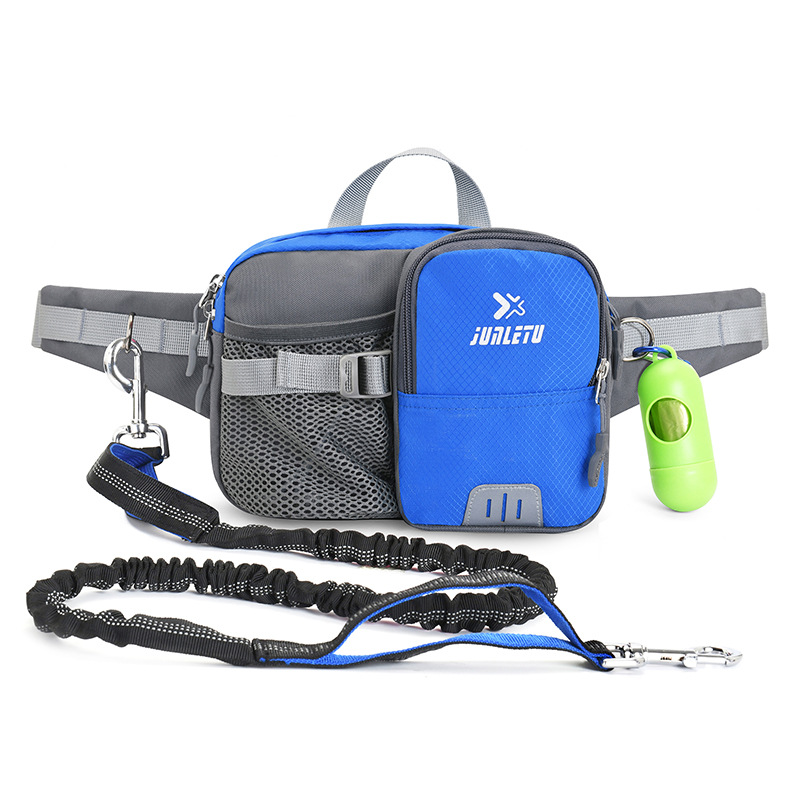 TrailTrekker dog leash with hip bag