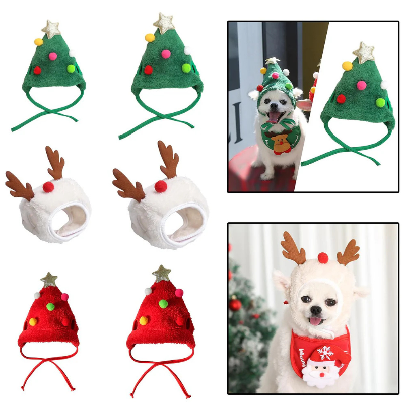 Adorable Christmas Tree Pom-Pom Hat