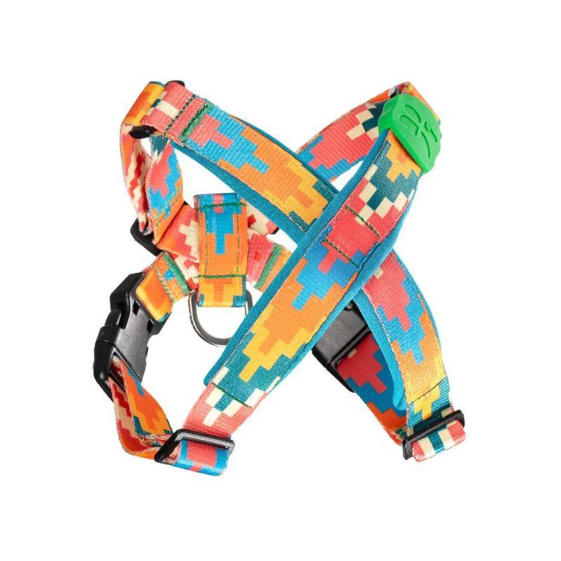 Colorful PRO Protective Trachea Dog X Harness